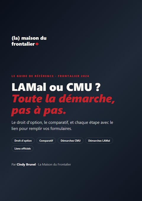 Guide PDF LAMal ou CMU frontalier 2026